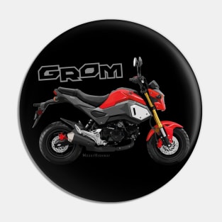 Honda Grom 19 red, s Pin