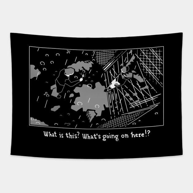 Nightmare Alley - Grey Tapestry by demonigote