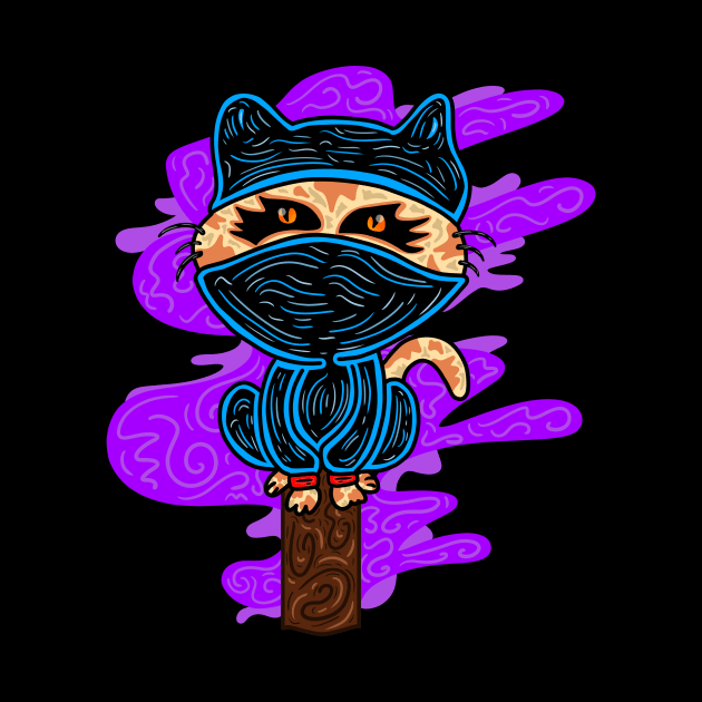 The Ninja Cat #3 by mm92