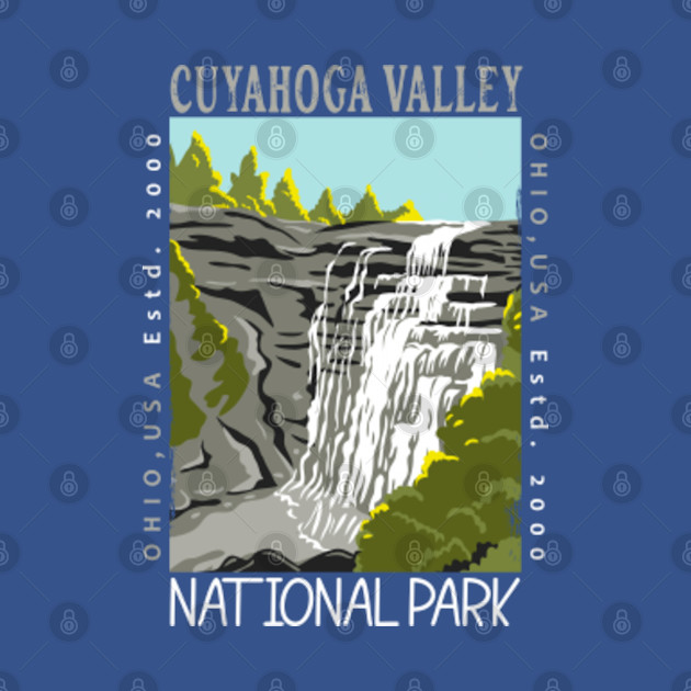 Discover Cuyahoga Valley National Park Ohio Distressed - Cuyahoga Valley National Park - T-Shirt