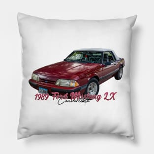 1989 Ford Mustang LX Convertible Pillow