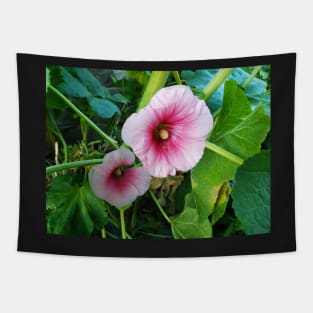 Large Pink Flowers Tapestry