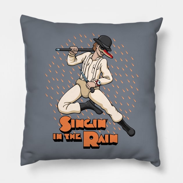 Singin' in the Rain Pillow by DoodleDojo