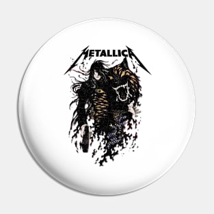 Metalhead heavy metal Pin