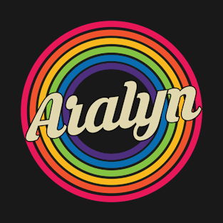 Aralyn - Retro Rainbow Style T-Shirt