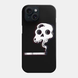 Ghost Of Cigarette Ink Illustration Phone Case