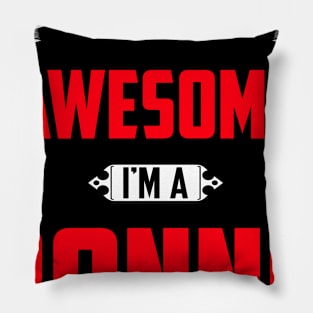 Of Course I'm Awesome, I'm A Bonno,Middle Name, Birthday, Family Name, Surname Pillow