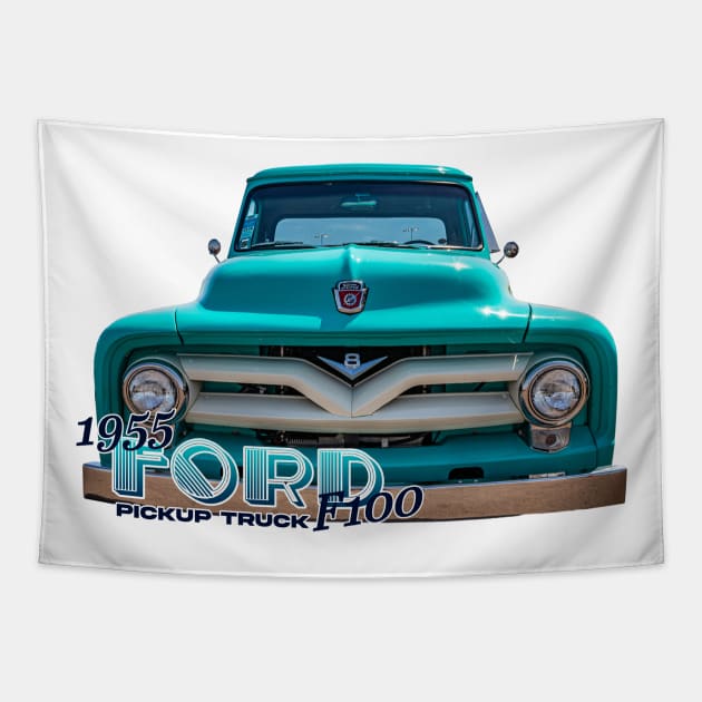 1955 Ford F100 Pickup Truck Tapestry by Gestalt Imagery