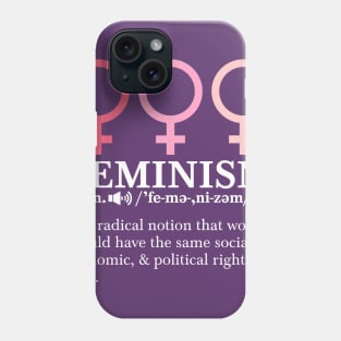 Political Flower Power Resist Feminism Definition Equality Feminist Phone Case