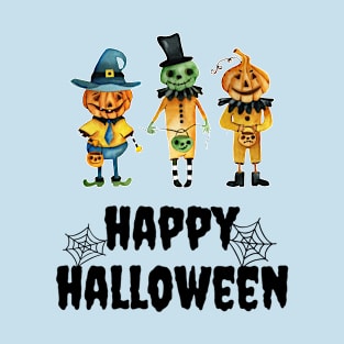 Halloween Pumpkin Crew - Happy Halloween T-Shirt