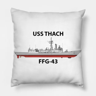 USS THACH - FFG-43 OH PERRY CLASS Pillow