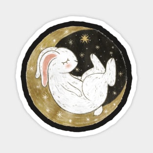 Rabbit Moon Magnet