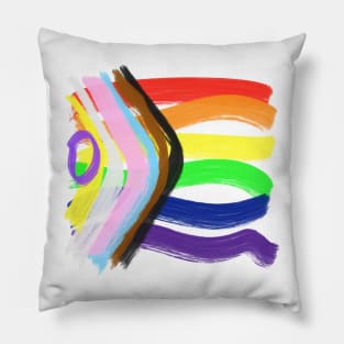 Pride Paint Flag Pillow