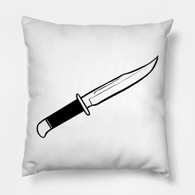 Ghostface’s Knife Pillow by notastranger