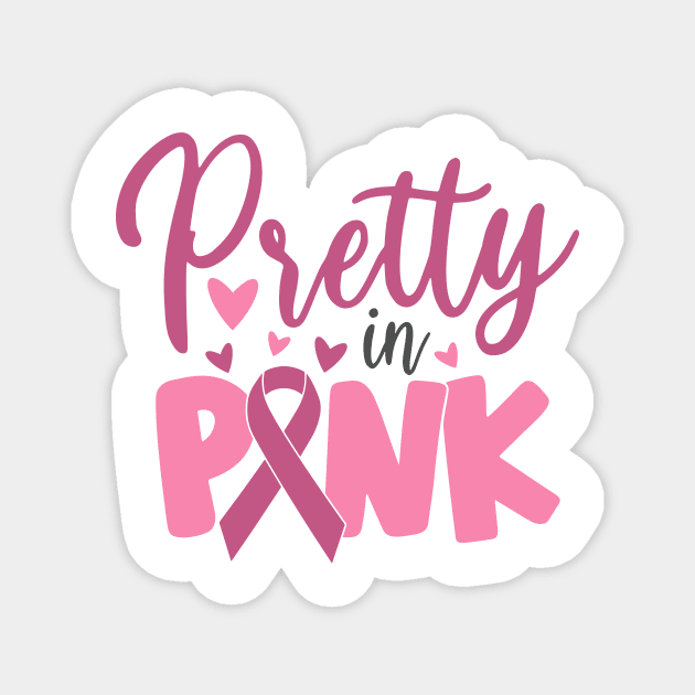 pretty in pink Magnet by CrankyTees