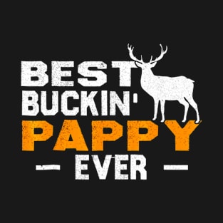 Best Buckin Pappy Ever Shirt Deer Hunting T-Shirt