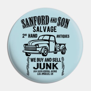 Sanford and Son Salvage (blk) Pin