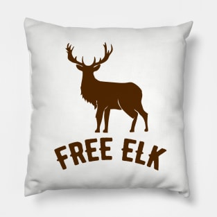 ELK animal Free Pillow