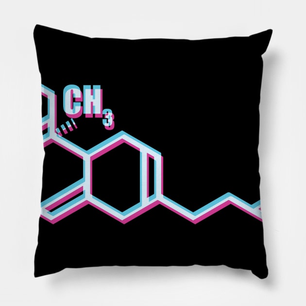 Techno Periodic Table Tshirt Pillow by avshirtnation