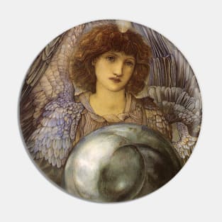 The Days of Creation, 1st Day by Sir Edward Coley Burne Jones Pin