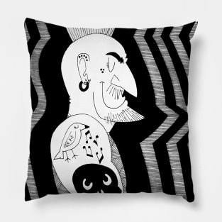 Happy punk Pillow