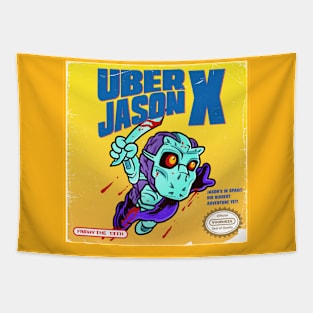 Uber Jason X - 8 Bit Colour NES Cover Tapestry