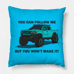 Toyota 4Runner Monster - Light Blue Pillow