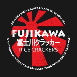 Fujikawa Rice Crackers (Black) [Rx-Tp] T-Shirt