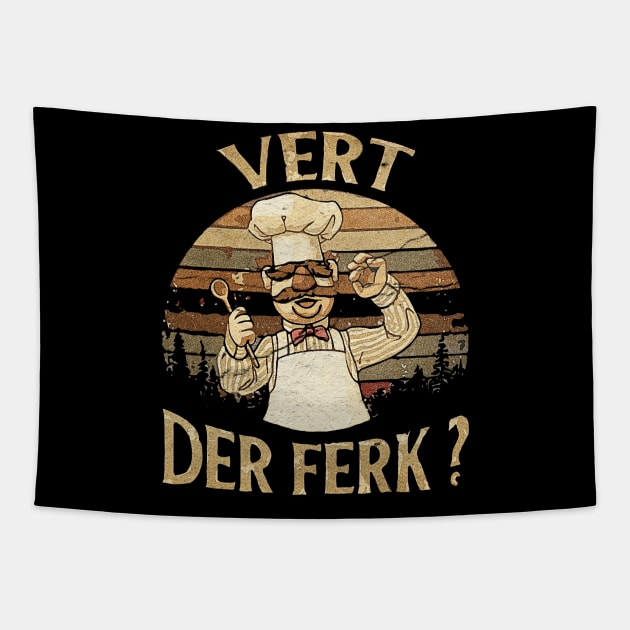 Swedish Chef VINTAGE Tapestry by CamStyles77