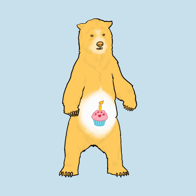 Grizzly Birthday Bear Care Bears Pillow Teepublic