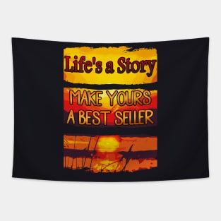 Life Inspiration Motivation Quote Tapestry