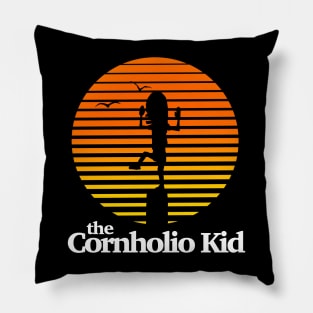 the cornholio kid Pillow