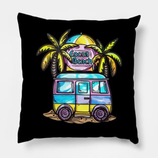 Cocoa Beach Florida Pillow