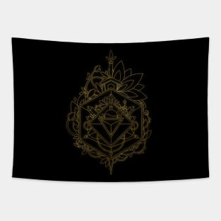 Golden Shield Tapestry