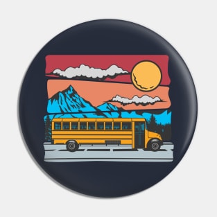 School Bus Adventures Pin