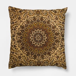 Royal Palace Cat carpet pattern Pillow