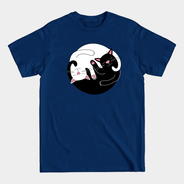 yin yang cats - Cat - T-Shirt