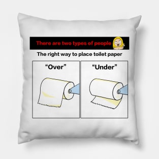 Two Types of People Pillow