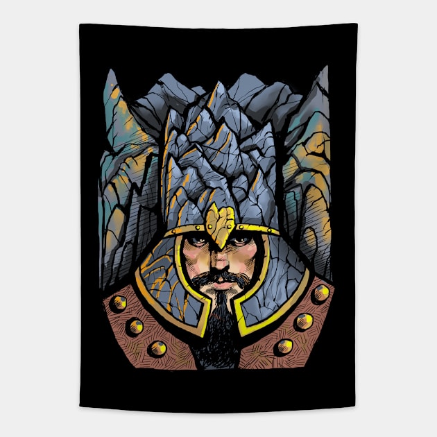 Dwarven mountains Tapestry by Cohort shirts