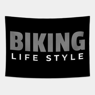 Biking Life Style, Cyclist Tapestry