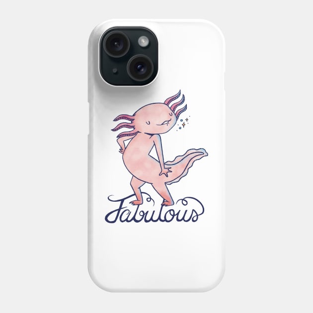 axolotl, axolotl pattern, salamander , salamander shirt, olm, pond newt, lizard , mexican salamander Phone Case by Shadowbyte91