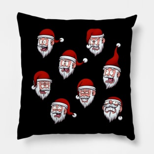 Santa Claus Heads Pillow