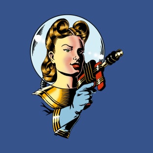 Space Girl (colour version) T-Shirt