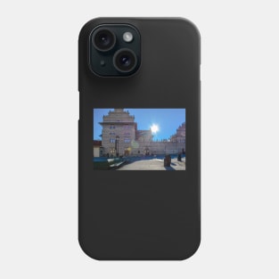 Schwarzenberg Palace against the bright sun Phone Case