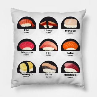 sushi design Pillow