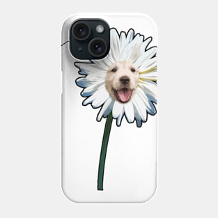 A Puppy... So Flowery Phone Case