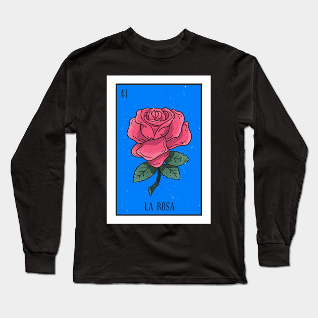 Mexican Loteria 41 La Rosa The Rose La Rosa Loteria Long