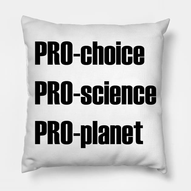 March for Science: Pro-planet Pillow by Prettylittlevagabonds