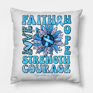 Hyperaldosteronism Awareness - Sunflower strong faith love Pillow