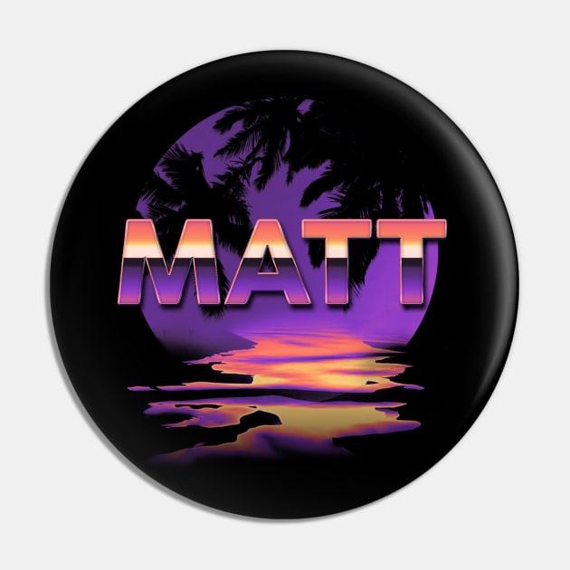 Quotes Matt Name Retro Styles Birthday 70s 80s 90s Pin by WildenRoseDesign1